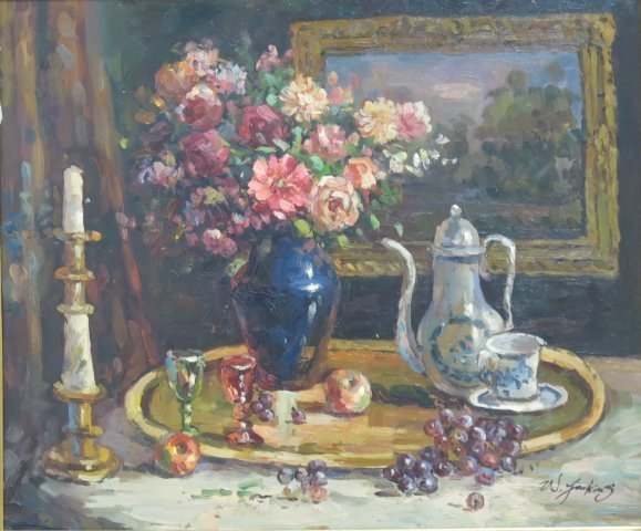 Impressionist Style, Still Life Interior (1 of 3)
