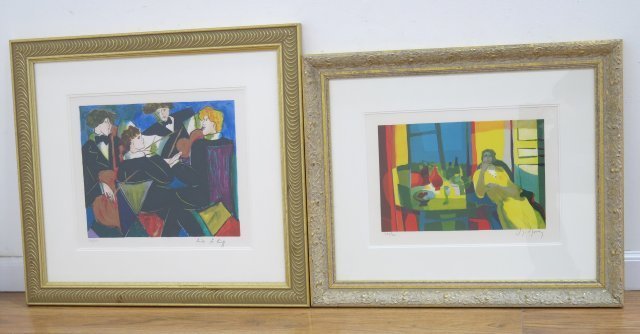 Marcel Mouly & Linda Le Kinff, Two Silkscreens (1 of 8)