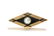 Pair 14K Gold Cufflinks with Pearls - 2