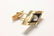 Pair 14K Gold Cufflinks with Pearls - 3