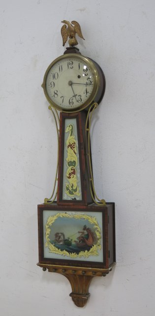 Reverse-Painted Banjo Clock (1 of 4)