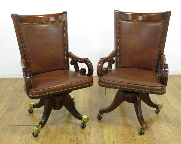 2 Swivel Back Office Chairs (1 of 3)