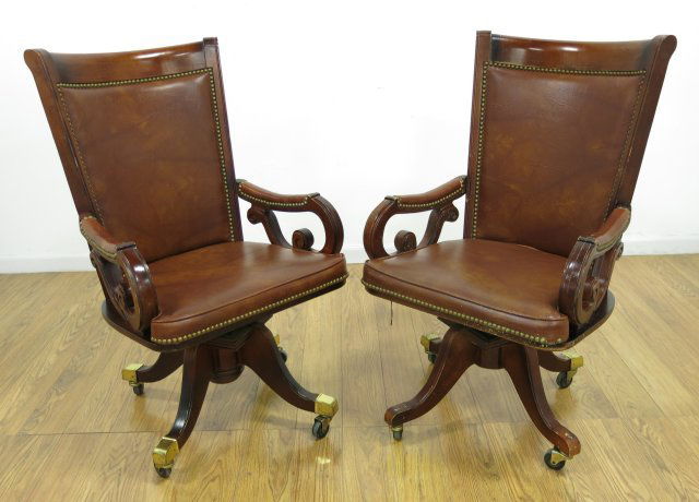 2 Swivel Back Office Chairs (1 of 3)