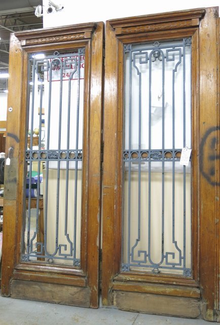 Pair 19th Century French Oak Doors (1 of 3)