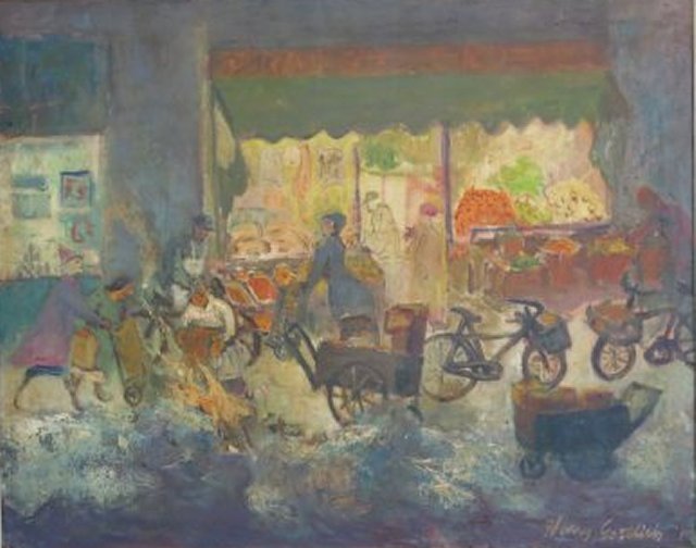 Harry Gottlieb, Market Street Scene (1 of 5)