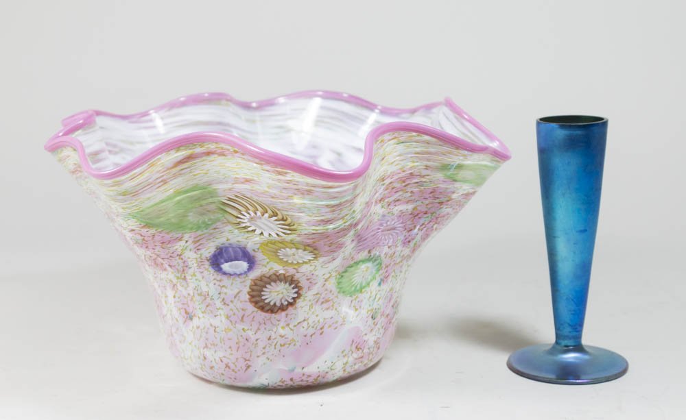 Paul Allen Counts Bowl & Steuben Style Vase (1 of 3)