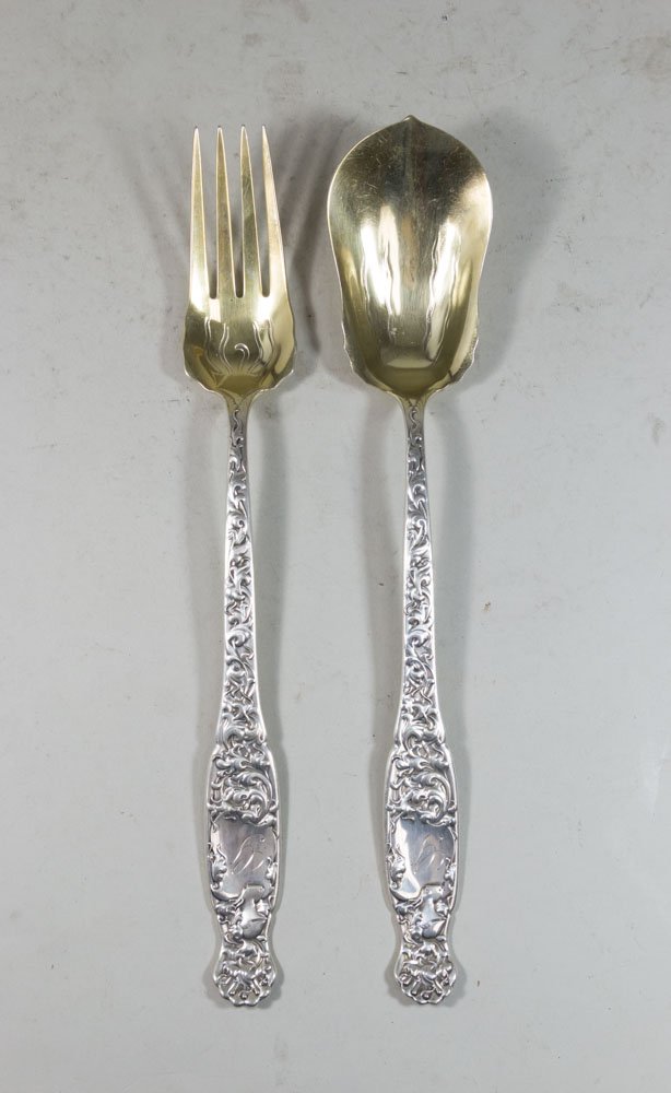 Whiting & Co Sterling Silver Salad Set (1 of 4)