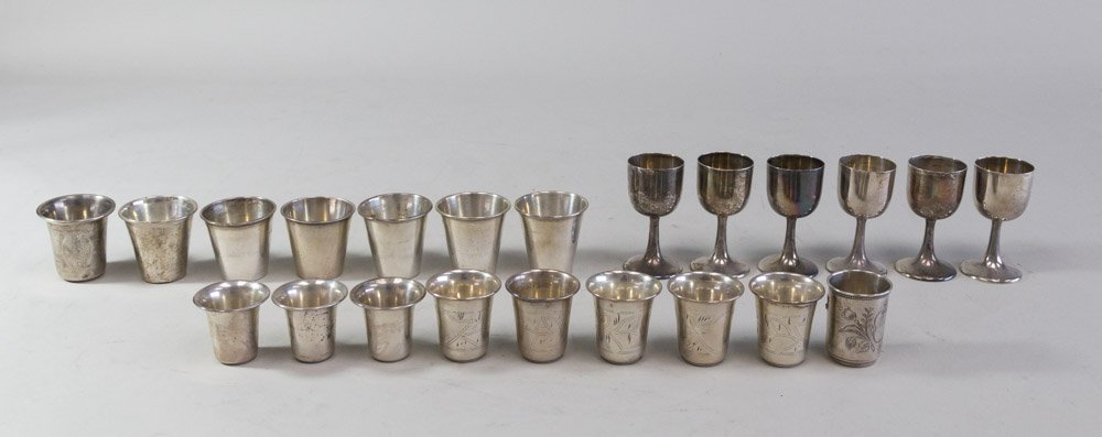 Lot of Sterling Silver Cups (1 of 4)