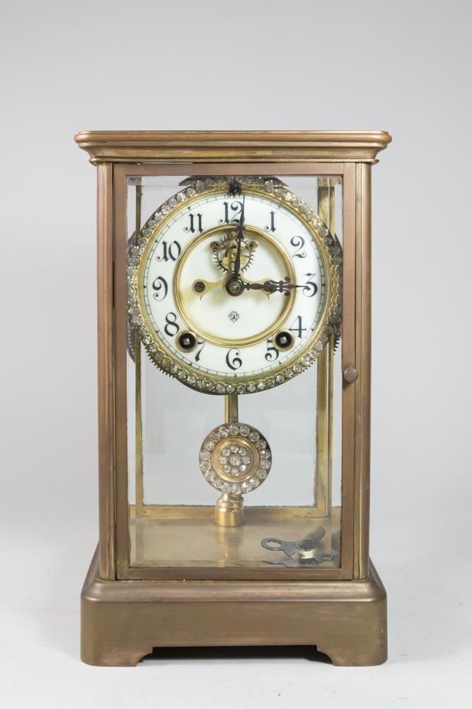 Ansonia Crystal Regulator Clock (1 of 6)