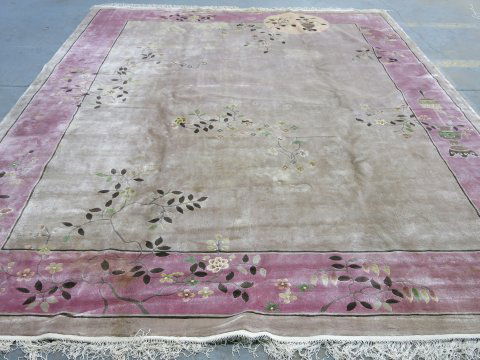 Silk Chinese Rug (1 of 6)