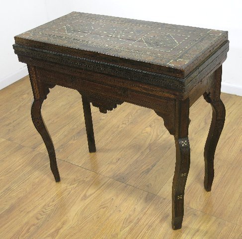 Moroccan Inlaid Games Table (1 of 5)