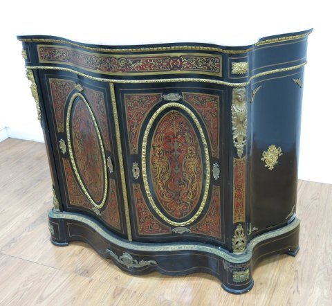 Louis XV Style Boulle Inlaid Cabinet (1 of 4)