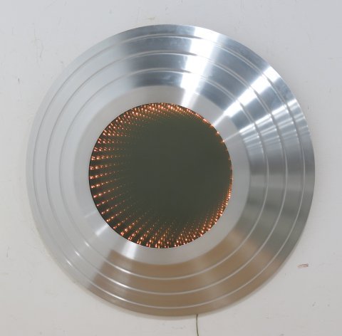 Infinity Light with Brushed Aluminum Frame (1 of 1)