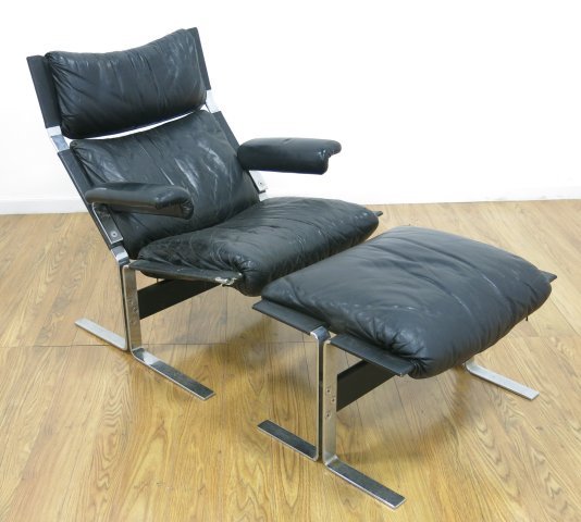 Kipp Stewart Armchair & Ottoman (1 of 5)