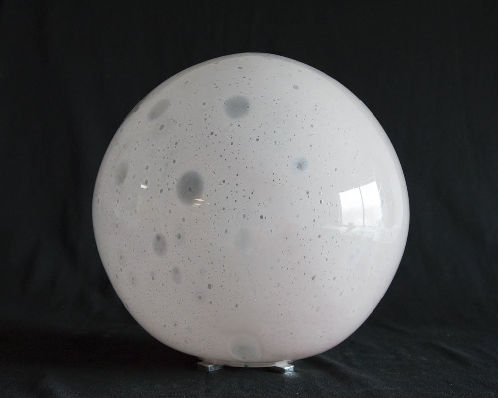 Barbini Blown Glass & Steel Lamp (1 of 4)