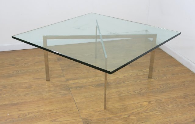 Knoll "Barcelona" Steel Coffee Table (1 of 3)