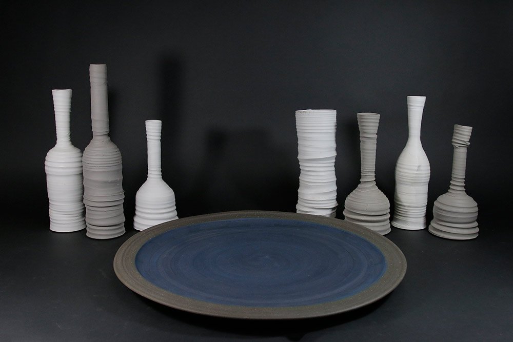 James Makins Selection of 7 Vases & Platter (1 of 6)