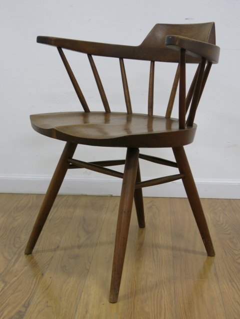George Nakashima Walnut "Captains" Chair (1 of 5)
