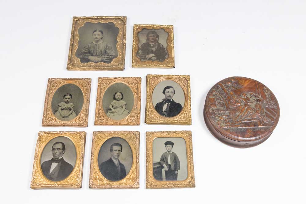 Lot of 8 Daguerreotypes (1 of 6)