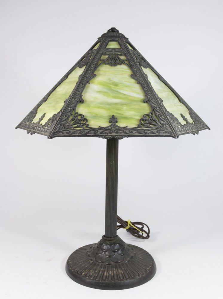 Rainaud Slag Glass Table Lamp (1 of 5)