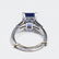 Tiffany & Co. Tanzanite & Diamond Platinum Ring - 4