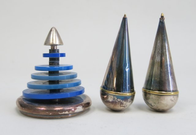 Bulgari Sterling Paperweight & 2 Hermès Pens (1 of 6)