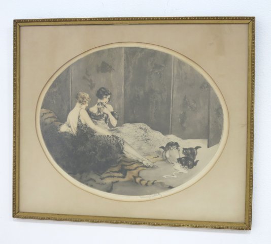 Louis Icart, Spilled Milk (1 of 4)