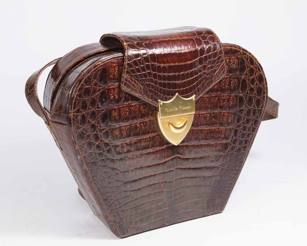 Paloma Picasso Crocodile Skin Crossbody Purse (1 of 8)