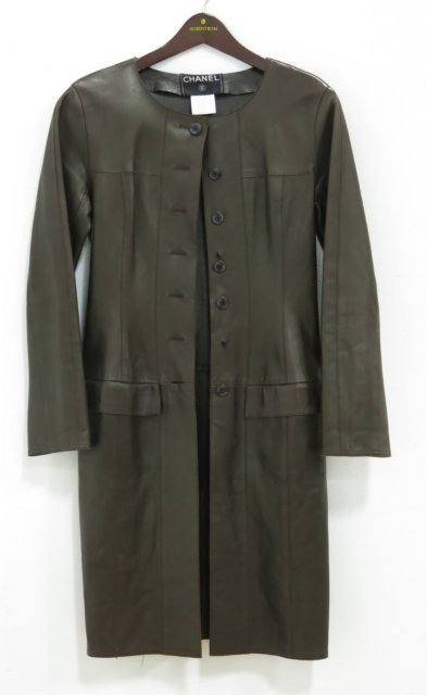 Chanel Leather Coat (1 of 4)