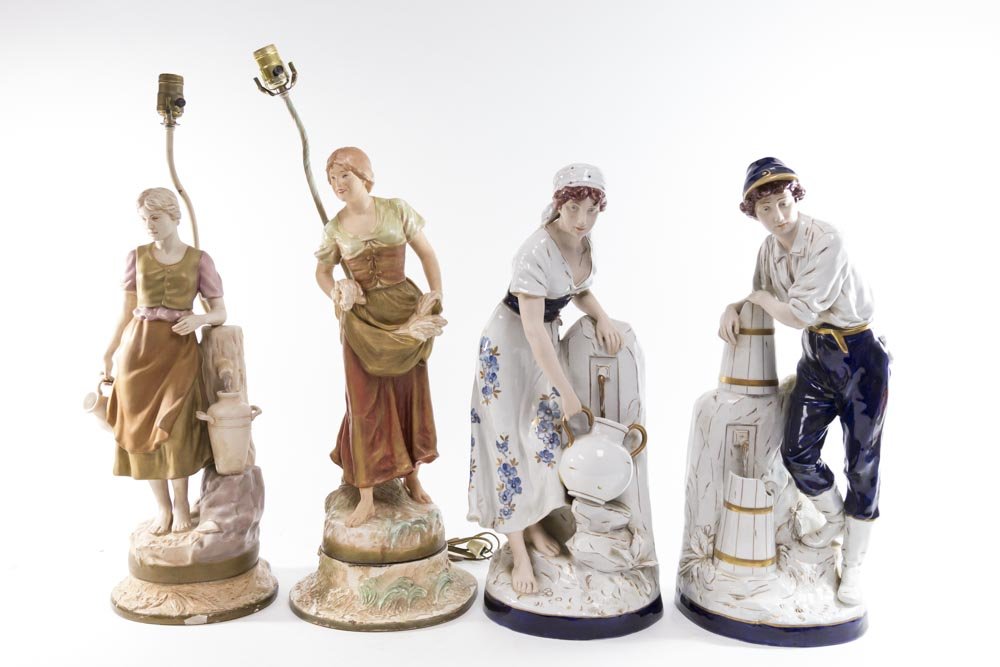 2 Pairs Royal Dux Figures (1 of 7)