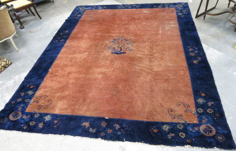 Blue Peking Chinese Room-Size Carpet (1 of 9)