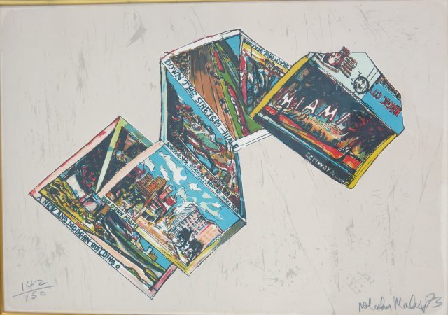 Malcolm Morley, "Miami Postcard" (1 of 4)