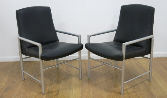 Pair Chrome Chairs (1 of 3)