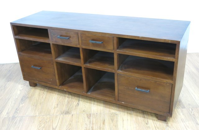 Modern Arts & Crafts Style Teak Side Cabinet (1 of 5)