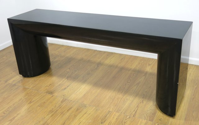 Black Lacquer Parsons Table (1 of 3)