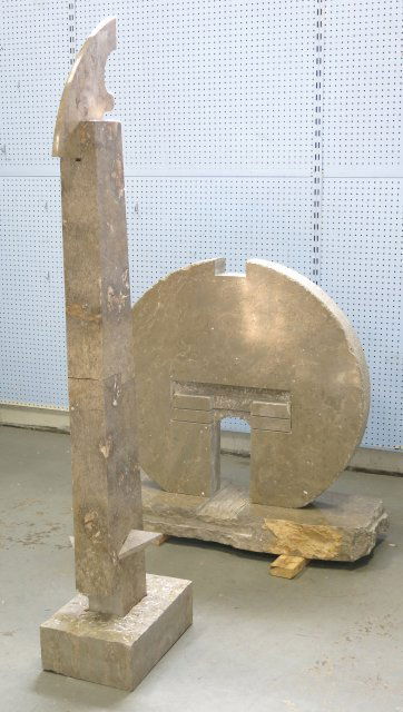 2 Contemporary Carved Marble Sculptures (1 of 3)