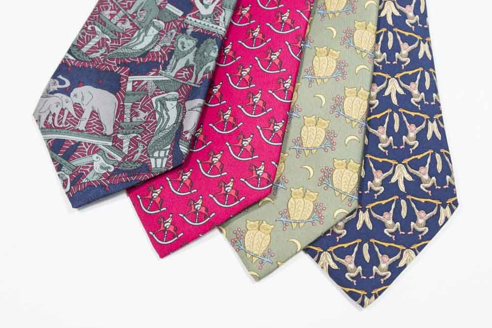 4 Hermès Animal Ties (1 of 3)