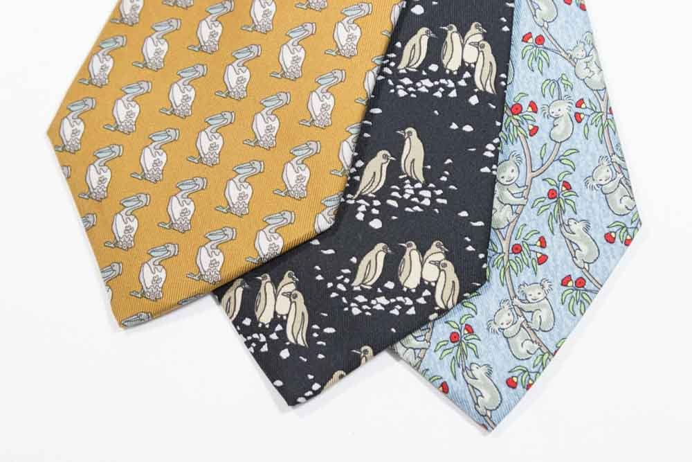 3 Hermès Exotic Animal Ties (1 of 2)