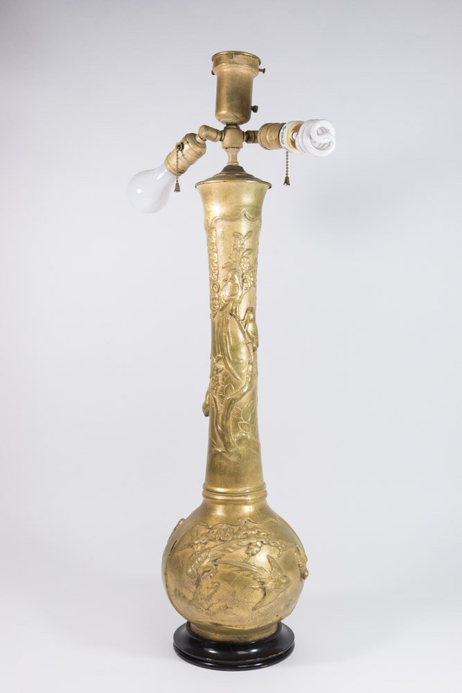 James Mont Gilt Cast Brass Lamp (1 of 6)