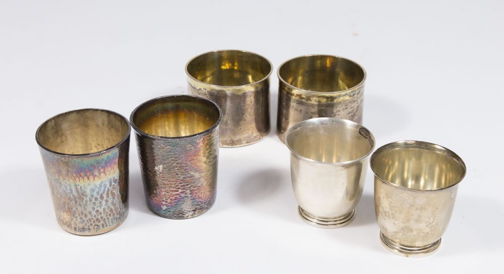 6 Swedish Sterling Silver Toasting Cups (1 of 6)
