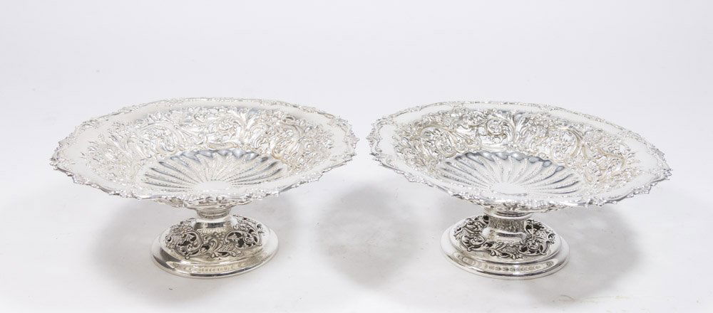 Pair Reed & Barton Sterling Silver Compotes (1 of 4)