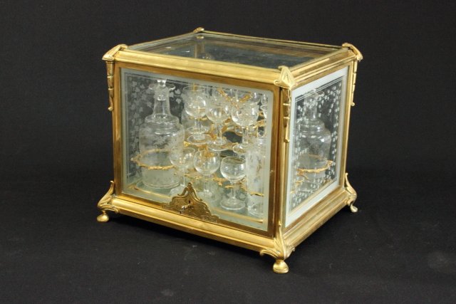 19th Century French Ormolu & Cut Glass Tantalus (1 of 6)