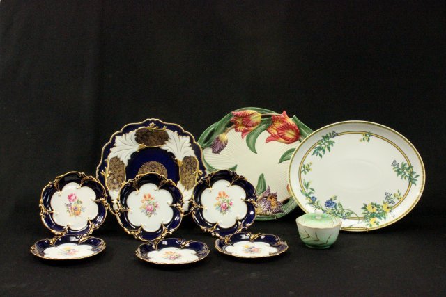 Group Lot of Porcelain Trays & Plates (1 of 9)