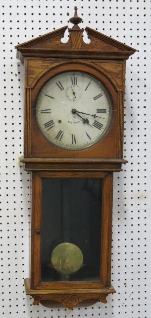 Seth Thomas Oak Wall Clock (1 of 3)