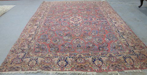 Red Sarouk Handmade Persian Rug (1 of 5)