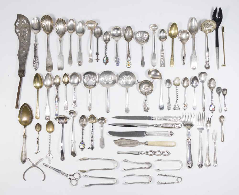 Group of Continental Silver & Sterling Silverware (1 of 8)