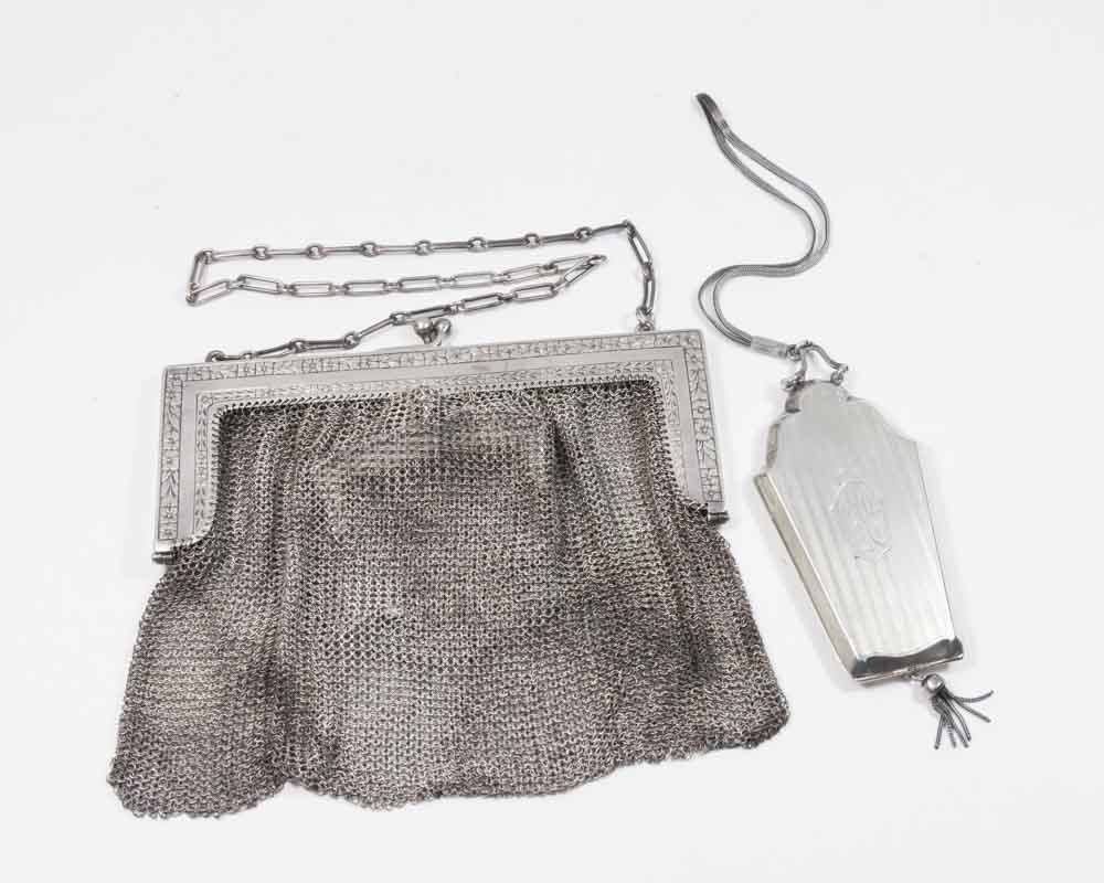 Ernst Gideon Bek Sterling Silver Mesh Ladies Bag (1 of 7)