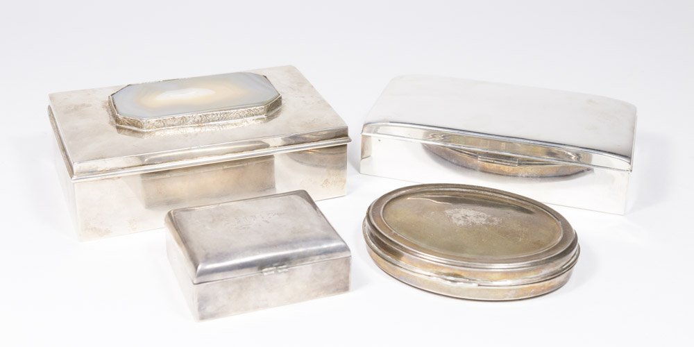 4 Sterling Silver Cases/Boxes (1 of 8)