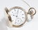 14K Gold Elgin Pocket Watch in Etched Hunters Case