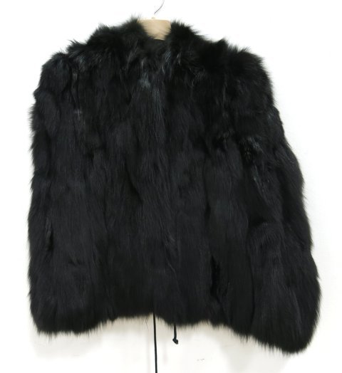 Short Black Fur Jacket (1 of 2)